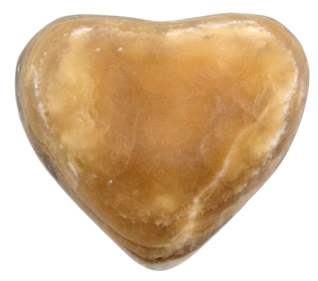 Brown onyx heart 2.5 cm tall