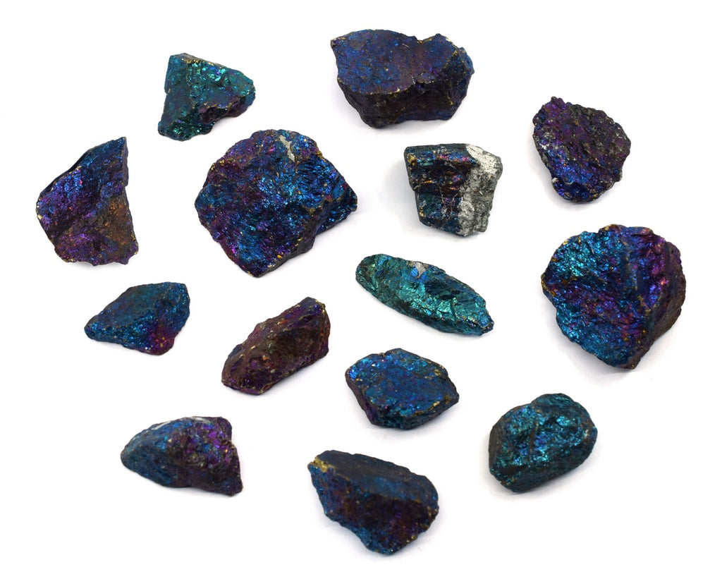 Chalcopyrite tumbled stone