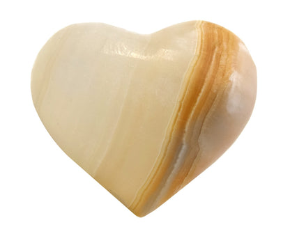 Amber Onyx Heart