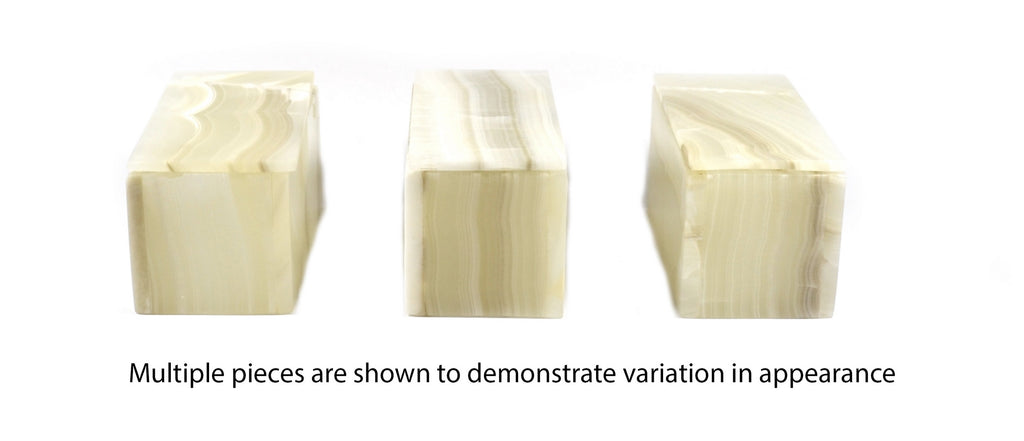 Gray onyx jewelry box 7.5 cm tall