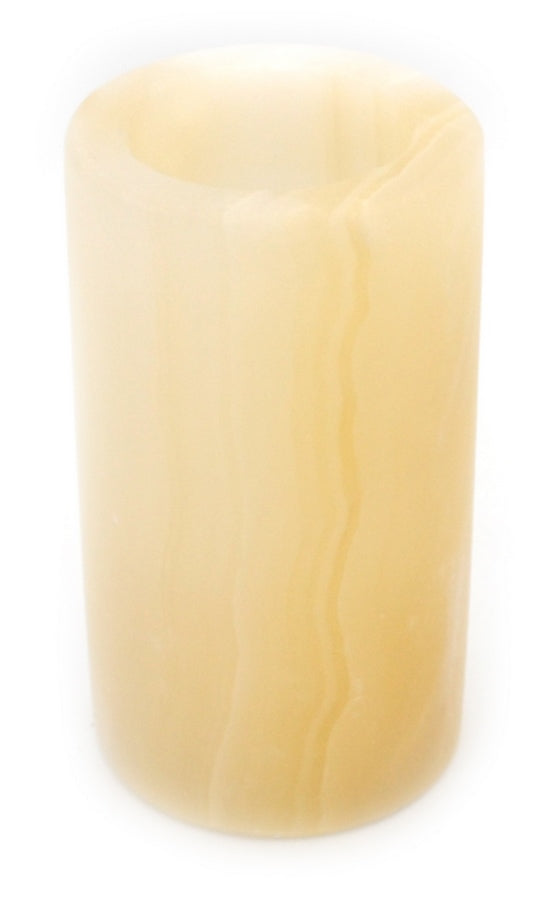 Amber onyx Cylinder Candle Holder