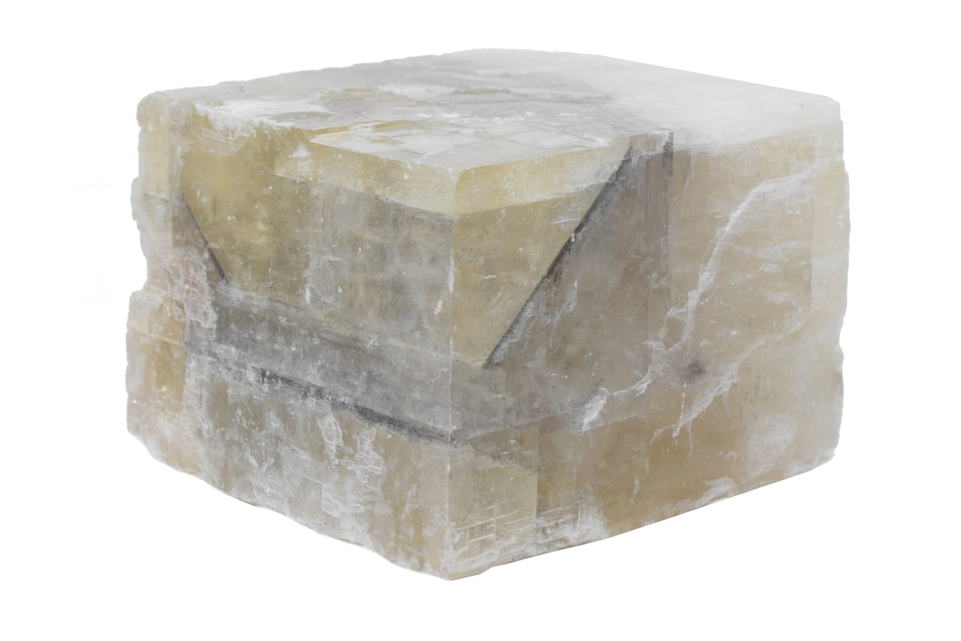 Optical calcite stone 33 cm tall
